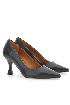 Decolleté nere con tacco a campana Pittarello Couture 48301
