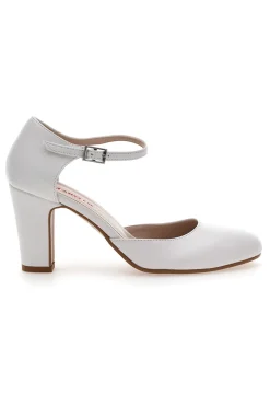 Decolleté Bianche Con Cinturino Pittarello Romantic 4569