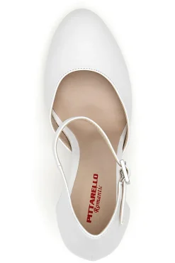 Decolleté Bianche Con Cinturino Pittarello Romantic 4569