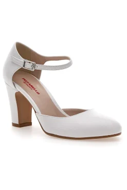 Decolleté Bianche Con Cinturino Pittarello Romantic 4569