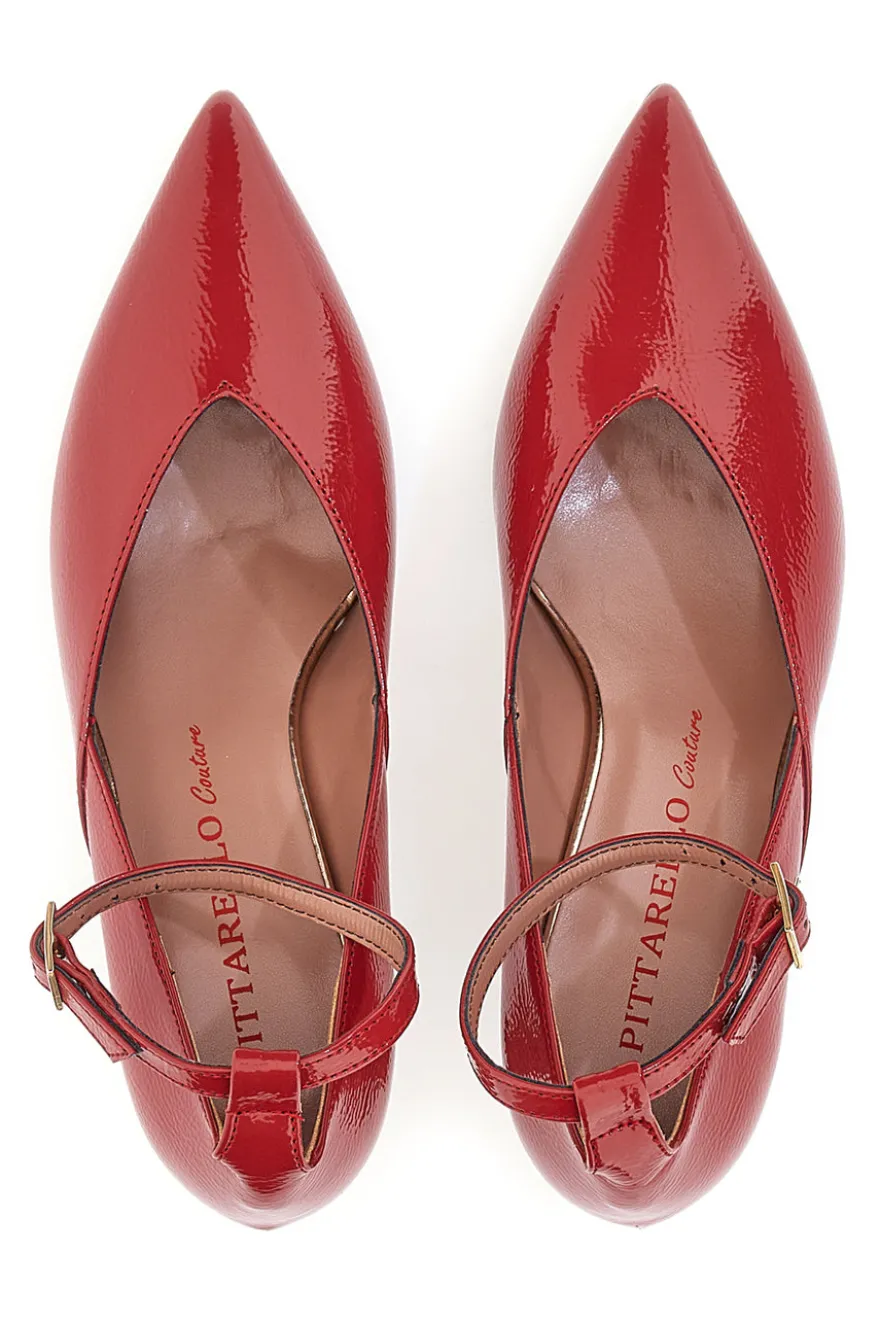 Decolleté con Cinturino Rosse Pittarello Couture 904