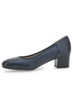 Decolleté Navy Con Tacco Basso Prima Riga 11720LIDY
