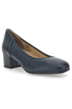 Decolleté Navy Con Tacco Basso Prima Riga 11720LIDY