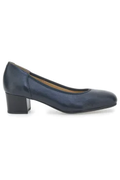 Decolleté Navy Con Tacco Basso Prima Riga 11720LIDY