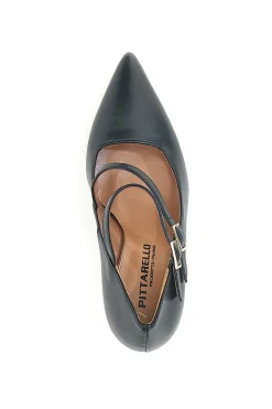 Decolleté Nere Con Cinturini Made In Italy Pittarello 173