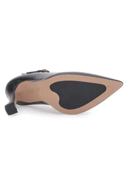 Decolleté Nere Con Cinturini Made In Italy Pittarello 173