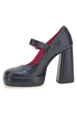 Decollete Mary Jane Pittarello Elite 82806 Nere