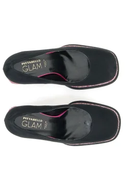 Decollete Platform Pittarello Glam 3336 Nere con Glitter