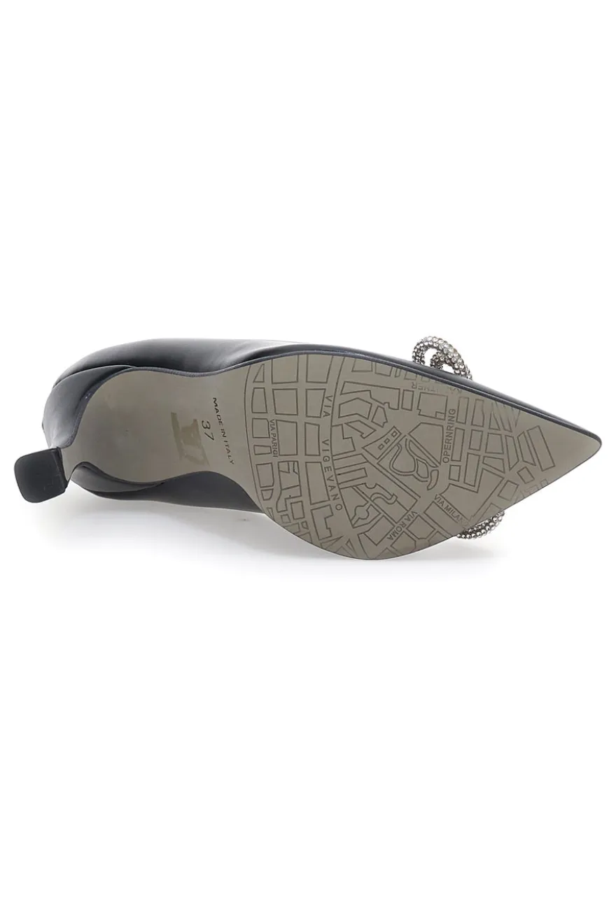 Dekolleté mit Schleife Schwarz Pittarello Glam 31711