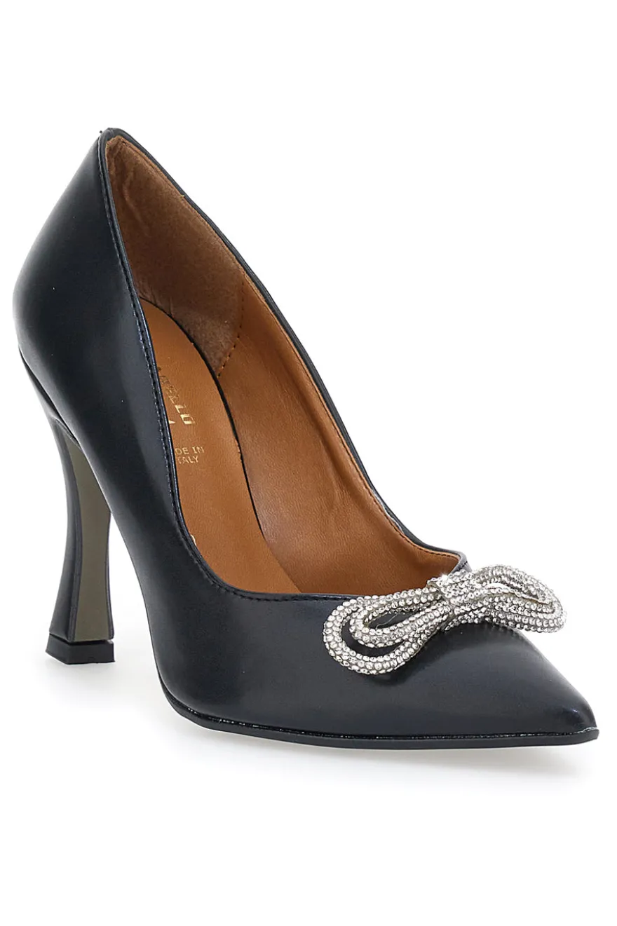 Dekolleté mit Schleife Schwarz Pittarello Glam 31711
