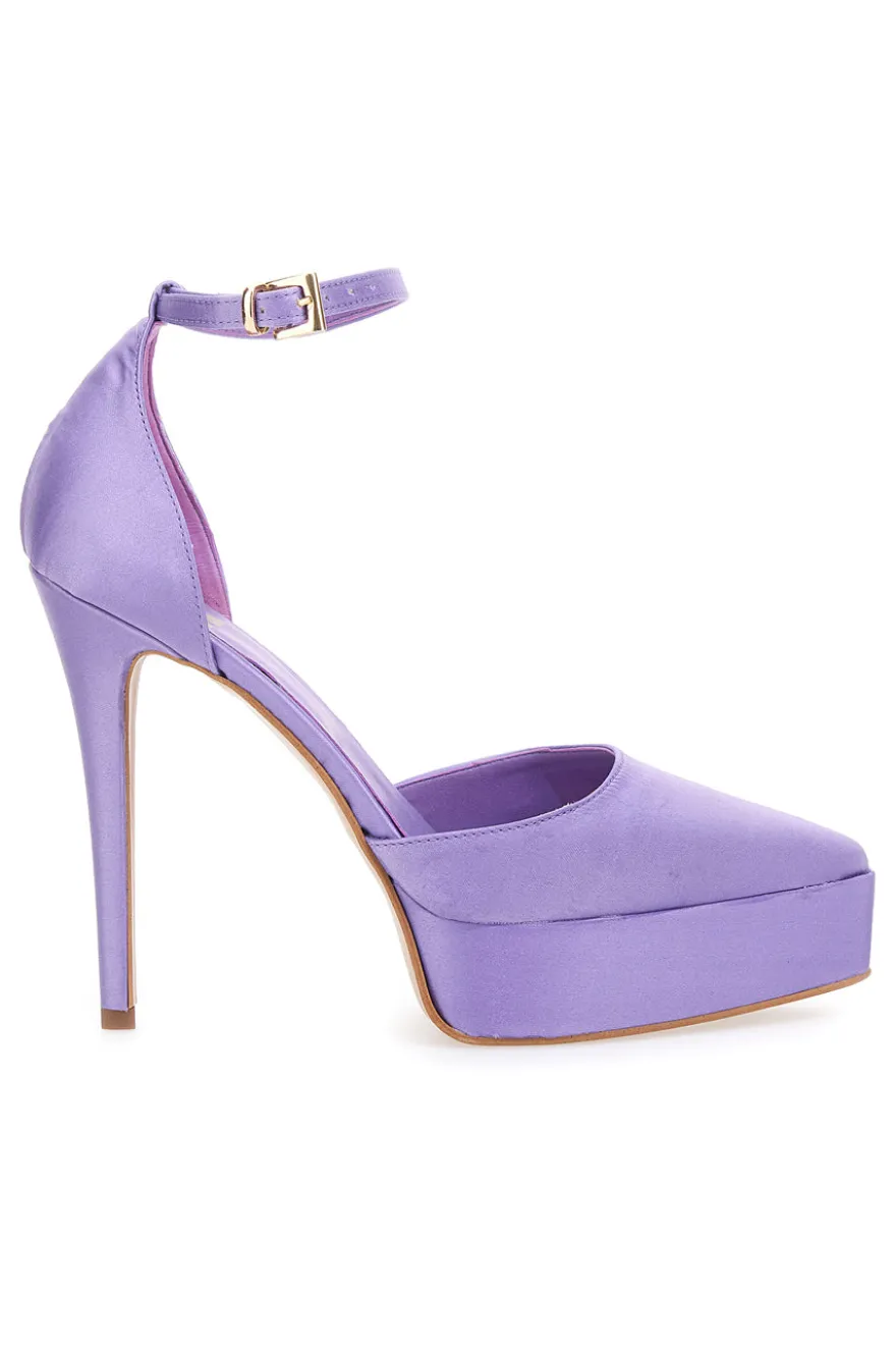 Dekolleté-Plateau Pittarello Elite 611 Lila Satin