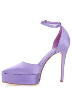 Dekolleté-Plateau Pittarello Elite 611 Lila Satin