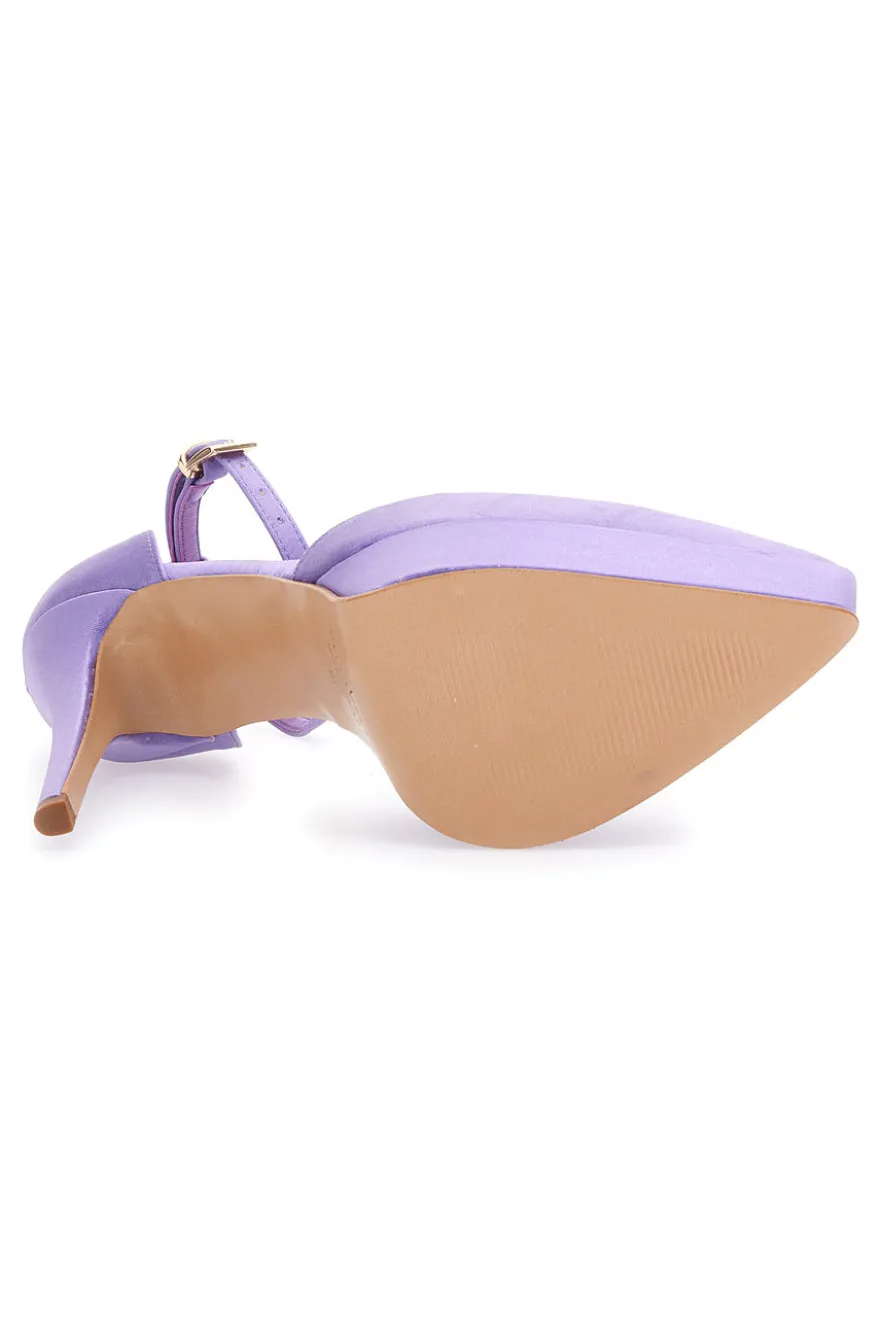 Dekolleté-Plateau Pittarello Elite 611 Lila Satin