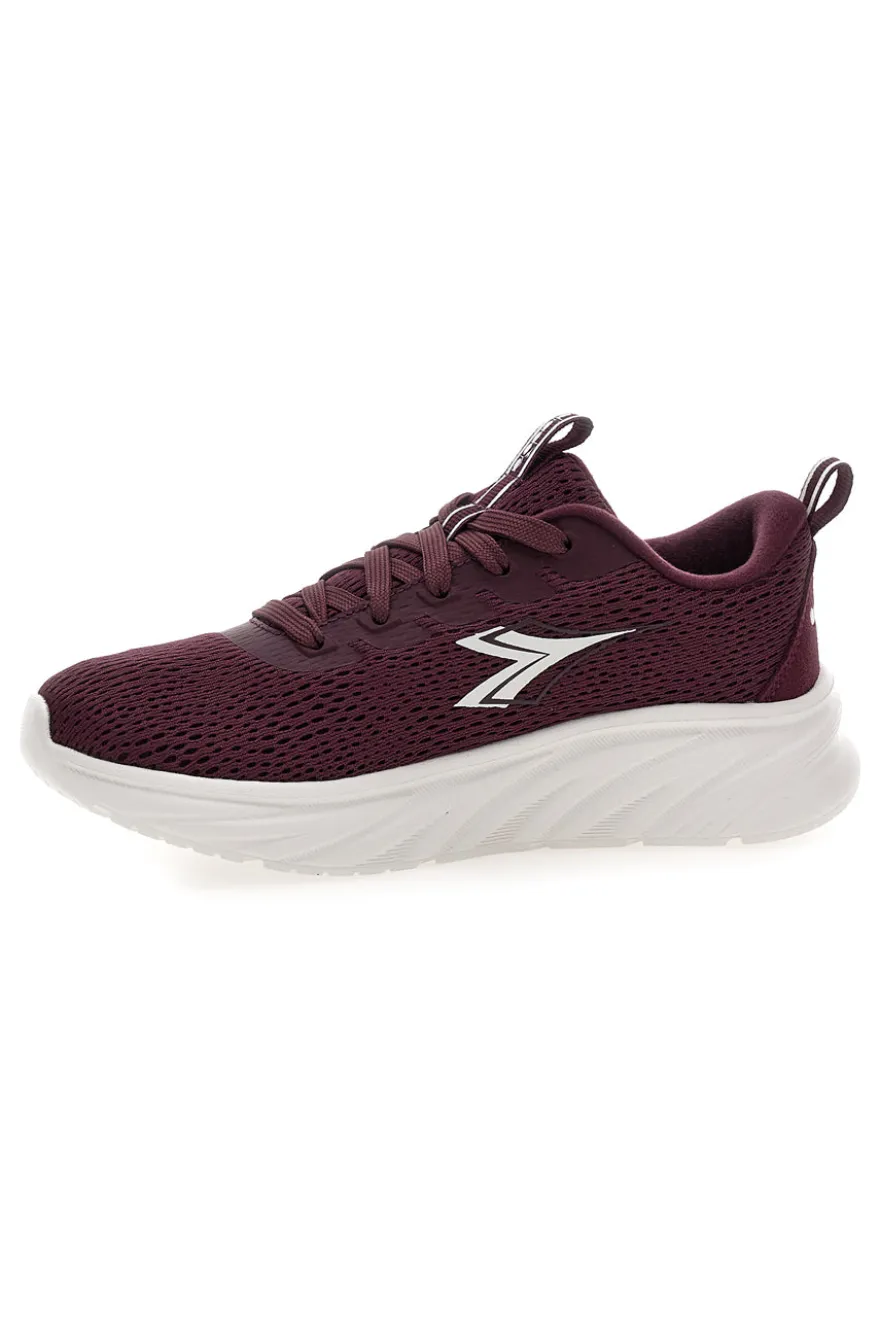 Diadora Piper S DD Comfort Leichte Laufschuhe in Burgunderrot