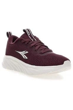 Diadora Piper S DD Comfort Leichte Laufschuhe in Burgunderrot