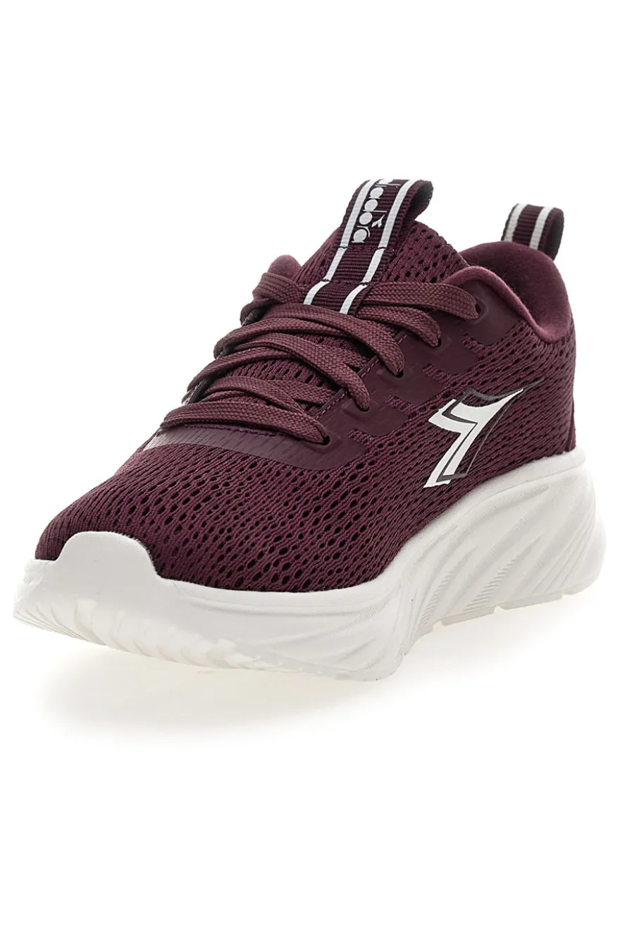 Diadora Piper S DD Comfort Leichte Laufschuhe in Burgunderrot