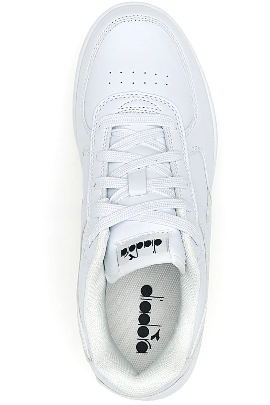 Diadora Raptor Low GS Weiße Tennis-Sneaker
