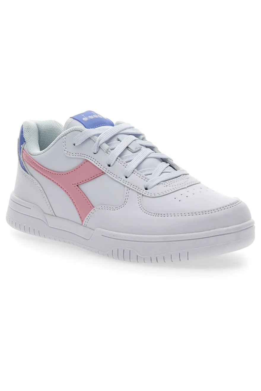 Diadora Raptor Low Gs Weiße Turnschuhe