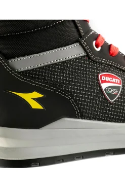 Diadora Speedy Mid S3S Schwarze wasserabweisende mittelhohe Sicherheitsschuhe