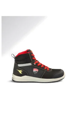 Diadora Speedy Mid S3S Schwarze wasserabweisende mittelhohe Sicherheitsschuhe