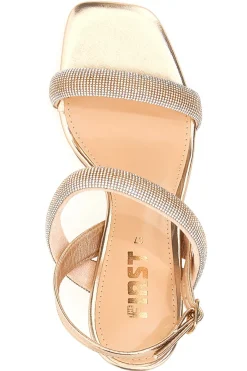 Die ersten 256 Roségold-Sandalen mit Absatz