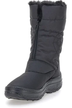 Doposci Neri Con Zip Frontale 2T2L 2355