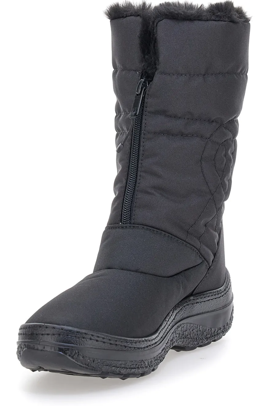 Doposci Neri Con Zip Frontale 2T2L 2355