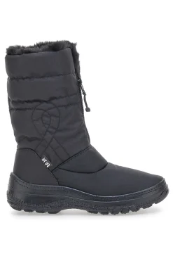 Doposci Neri Con Zip Frontale 2T2L 2355