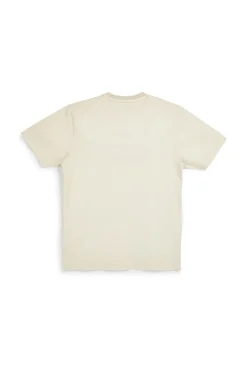 Einfarbig beige T-Shirt mit Rundhalsausschnitt Pittarello tierra PT-M-T-9066