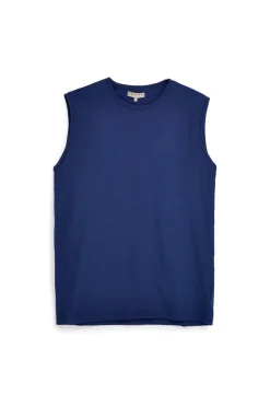Einfarbiges blaues Tank-Top Pittarello Tierra NBY506
