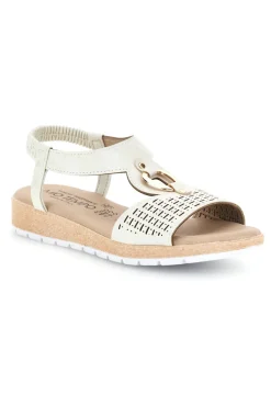 Eis-Sandalen mit Gold-Detail Mio tempo LR263706