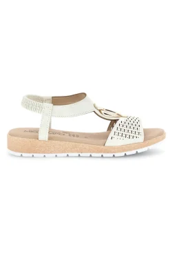 Eis-Sandalen mit Gold-Detail Mio tempo LR263706