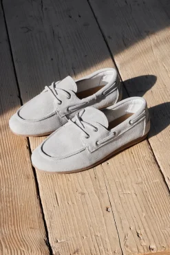 Elfenbeinfarbene Leder Slipper mit herausnehmbarer Innensohle Pittarello Capsule BT261060001A
