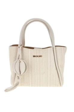 Elfenbeinfarbene Tasche mit Schulterriemen Roncato R5379