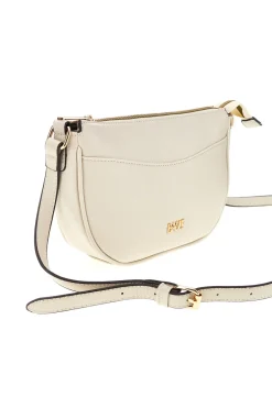 Elfenbeinfarbene Tasche mit verstellbarem Schulterriemen Basile BA12093DOL
