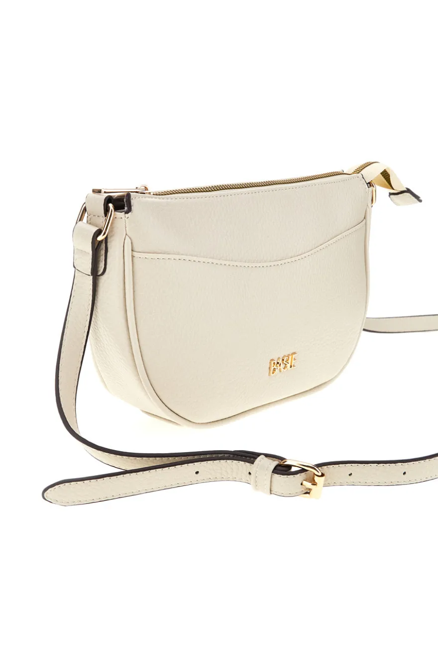 Elfenbeinfarbene Tasche mit verstellbarem Schulterriemen Basile BA12093DOL