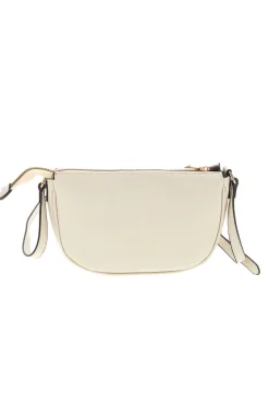 Elfenbeinfarbene Tasche mit verstellbarem Schulterriemen Basile BA12093DOL