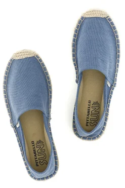 Espadrillas azzurre slip on Pittarello sun SGMS2520
