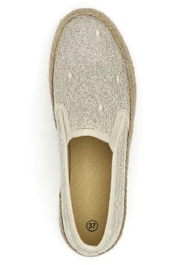 Espadrillas Beige con Pizzo Energy 132
