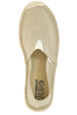 Espadrillas beige in tessuto con suola in corda PITTARELLO SUN SGMS2510