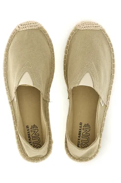 Espadrillas beige in tessuto Pittarello sun SGMS2510