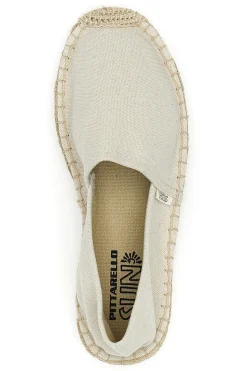 Espadrillas bianche in tessuto con suola con corda PITTARELLO SUN SGMS2520