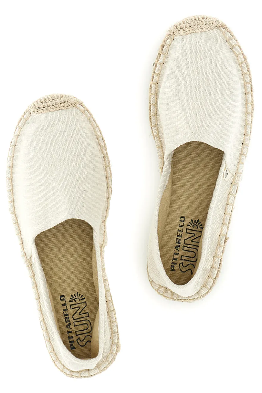 Espadrillas bianche slip on Pittarello sun SGMS2520