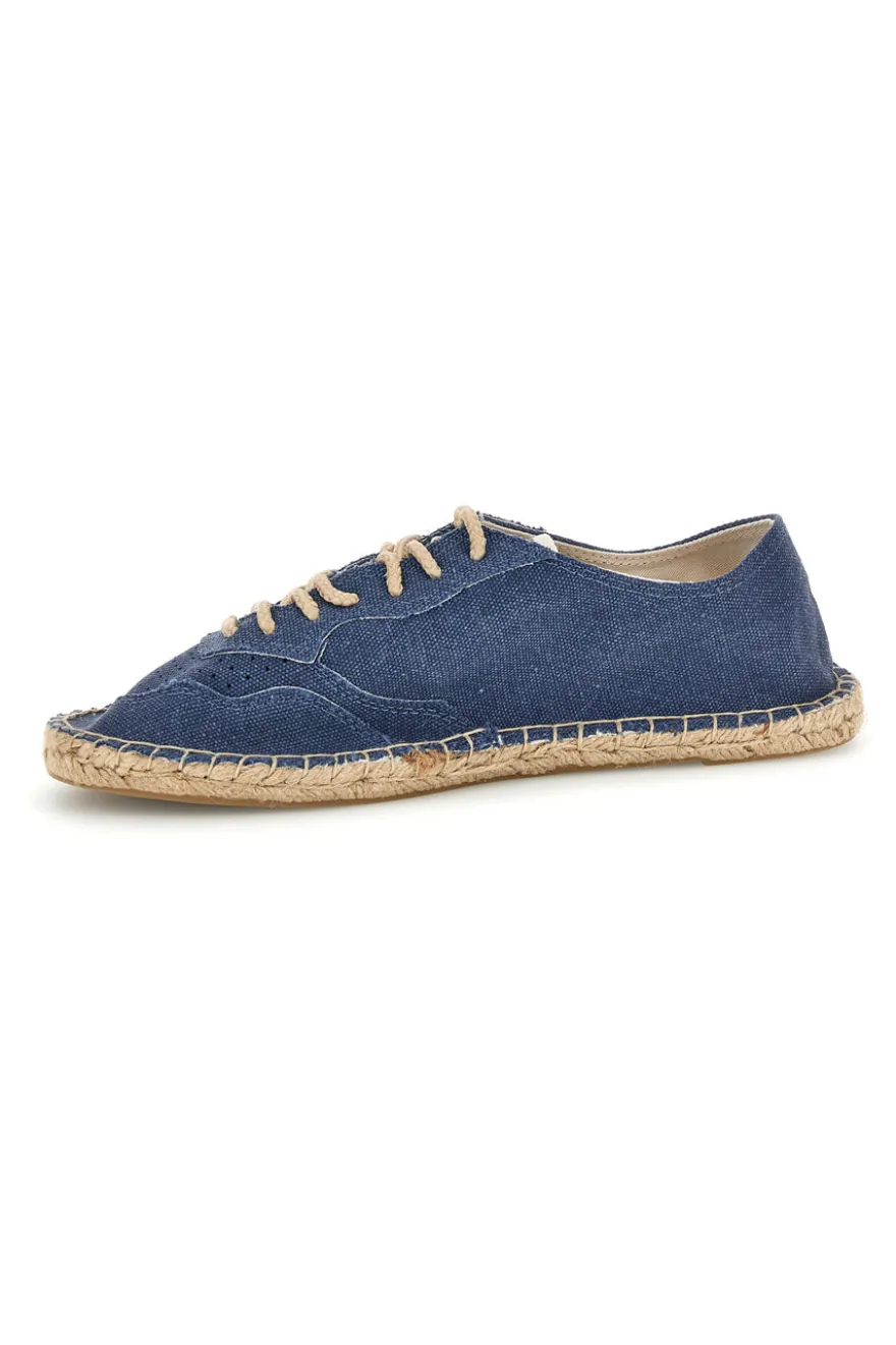 Espadrillas blu con lacci in tessuto Pittarello sun SGMS2508
