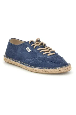 Espadrillas blu con lacci in tessuto Pittarello sun SGMS2508