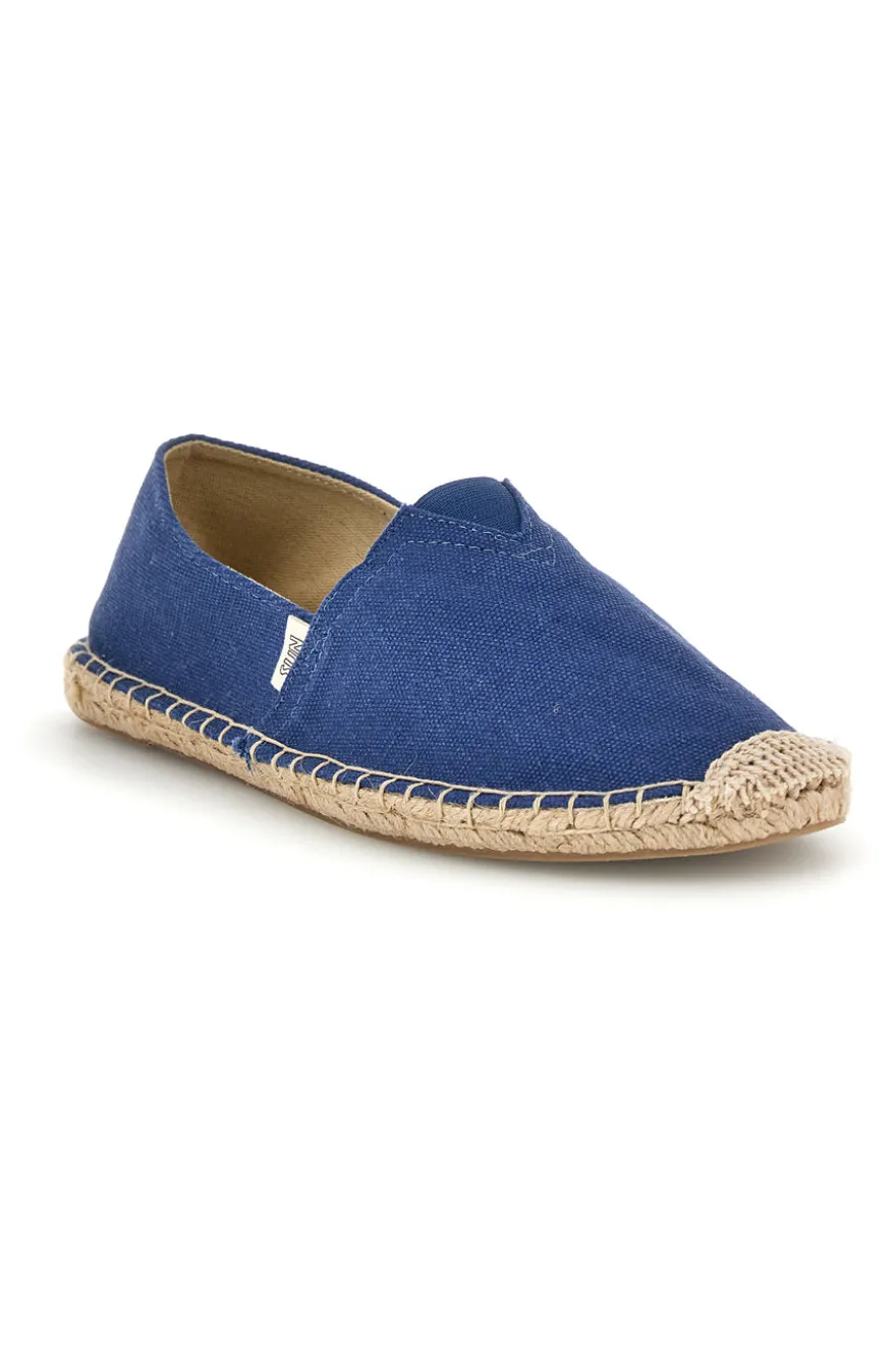 Espadrillas blu in tessuto Pittarello sun SGMS2510