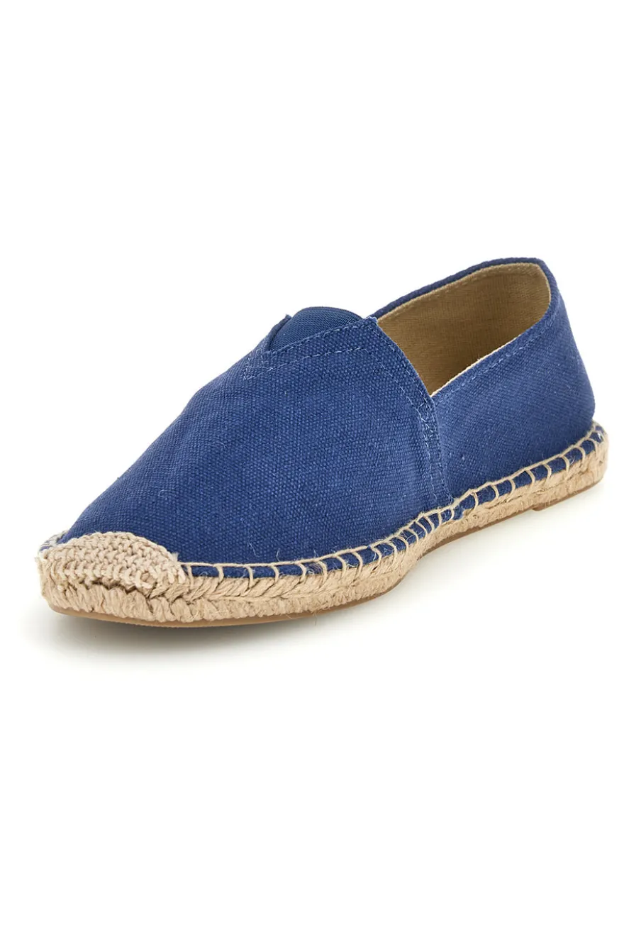 Espadrillas blu in tessuto Pittarello sun SGMS2510