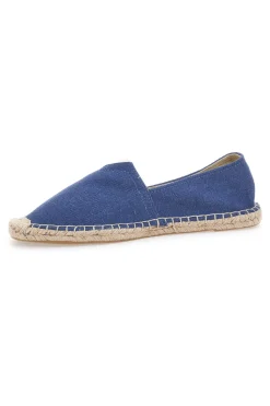Espadrillas blu in tessuto con suola in corda PITTARELLO SUN SGMS2510