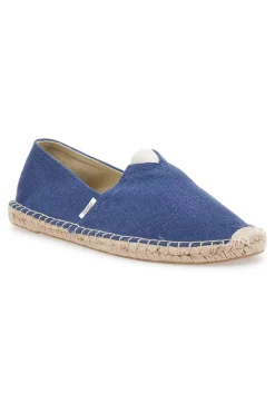 Espadrillas blu in tessuto con suola in corda PITTARELLO SUN SGMS2510