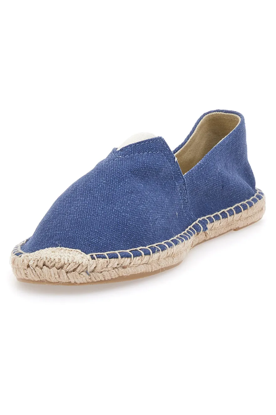 Espadrillas blu in tessuto con suola in corda PITTARELLO SUN SGMS2510